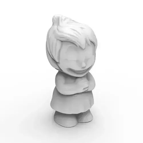 Joy - Inside Out 3D Figure - STL and Original 3D Scan 3D print model