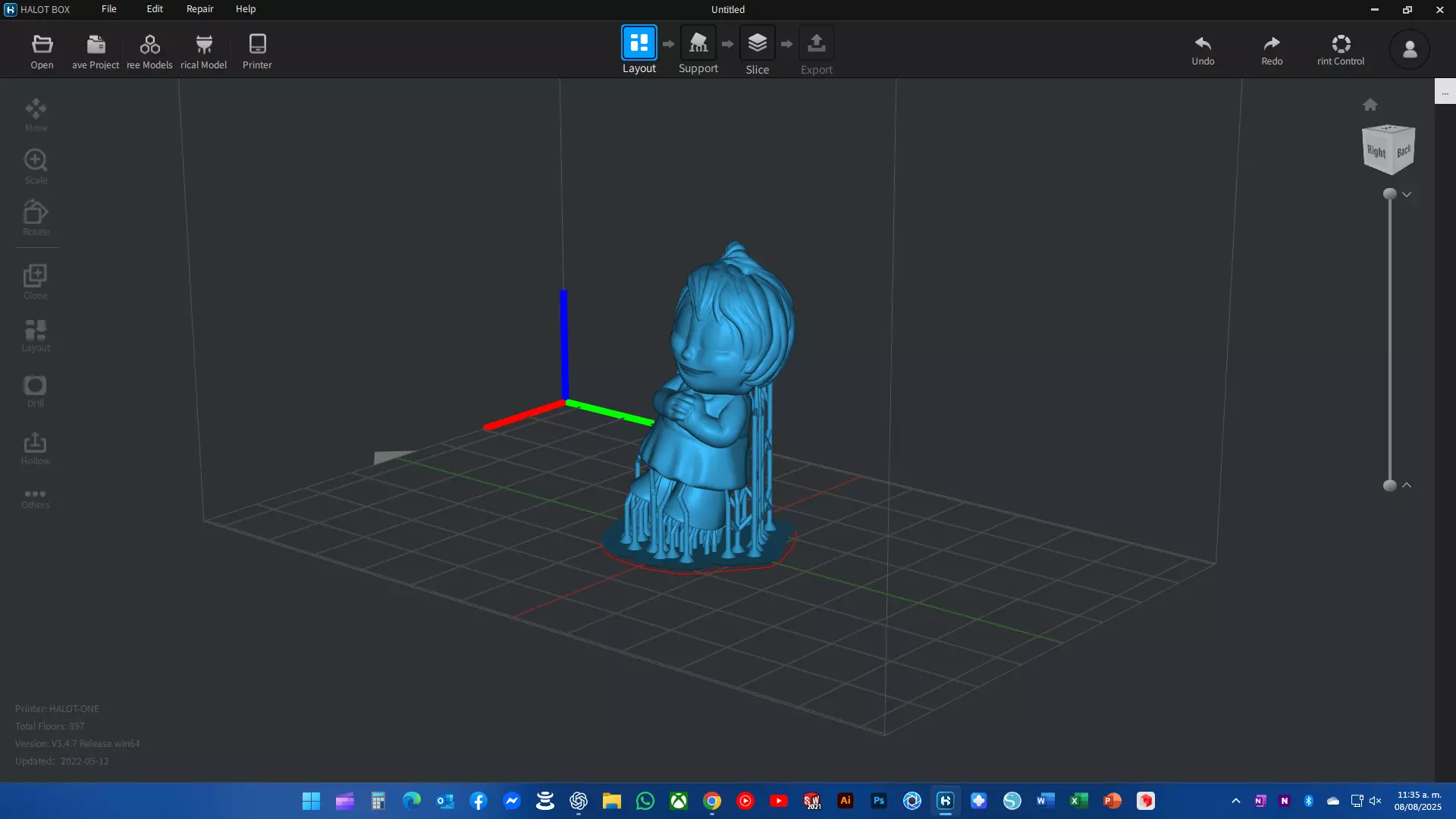Joy - Inside Out 3D Figure - STL and Original 3D Scan 3D print model_4