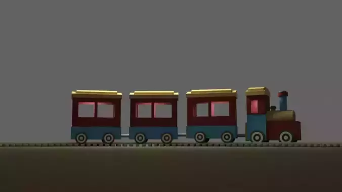 Stylized Toy Train