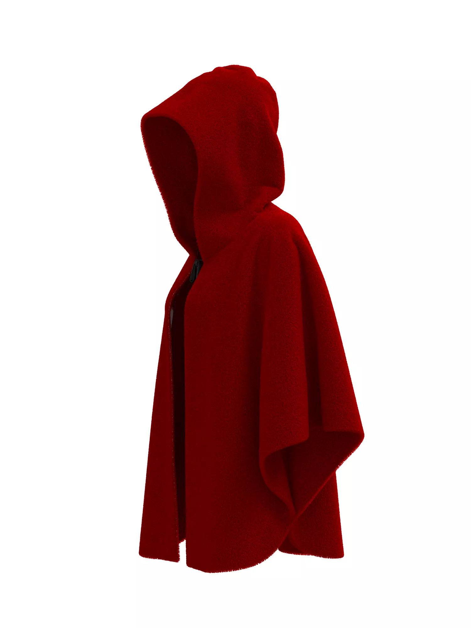 Female Cape 3D model_11