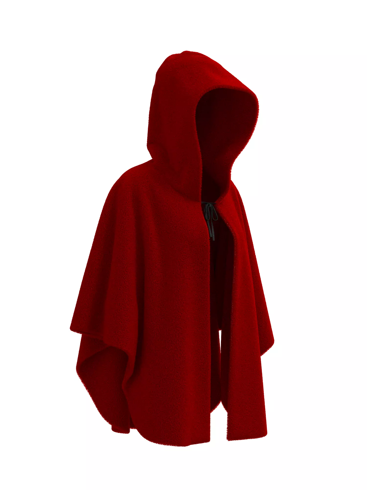 Female Cape 3D model_12