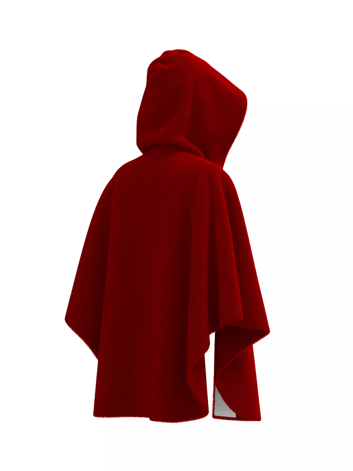 Female Cape 3D model_4