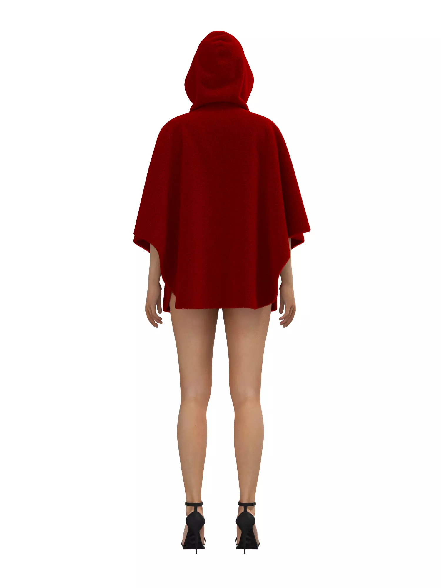 Female Cape 3D model_19
