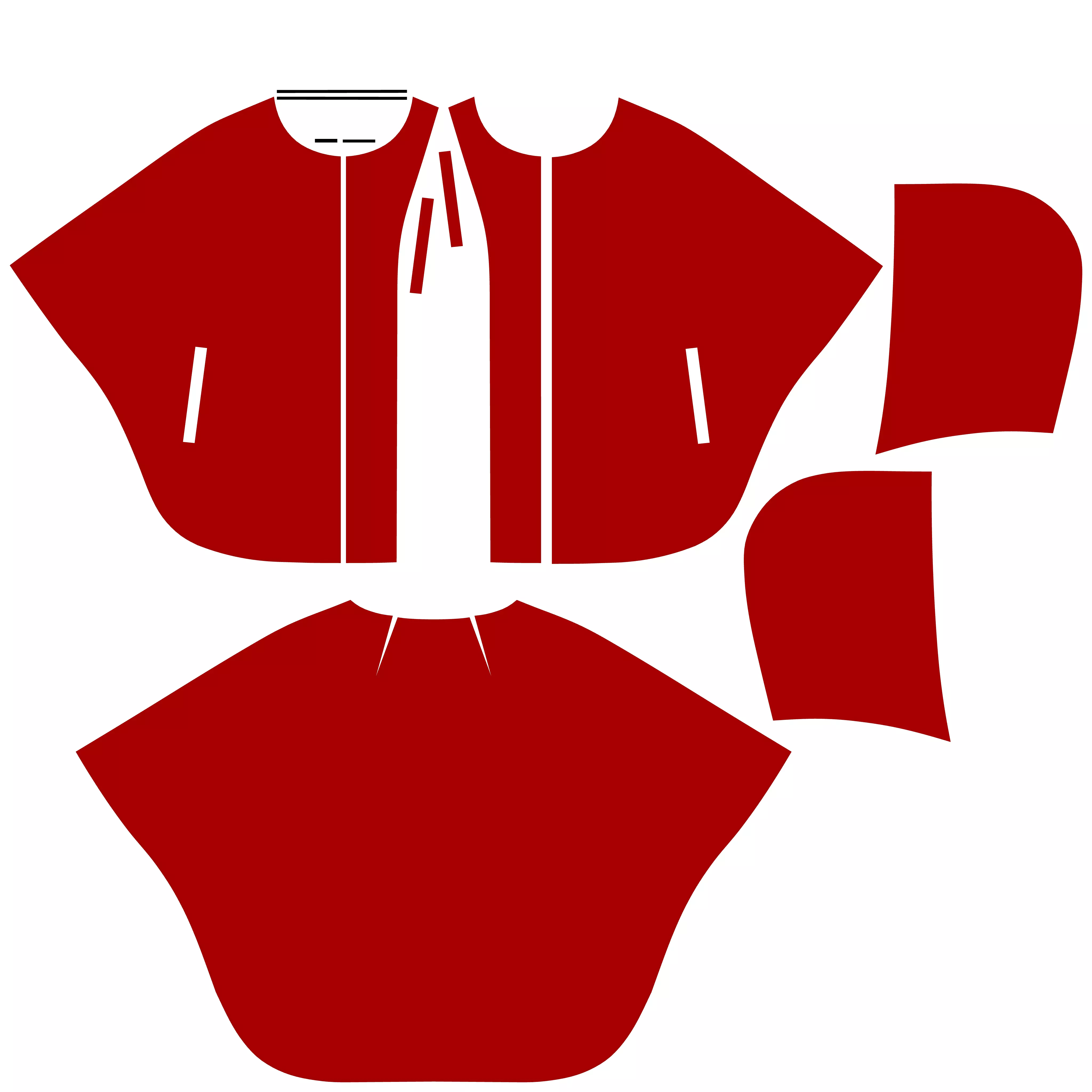 Female Cape 3D model_22