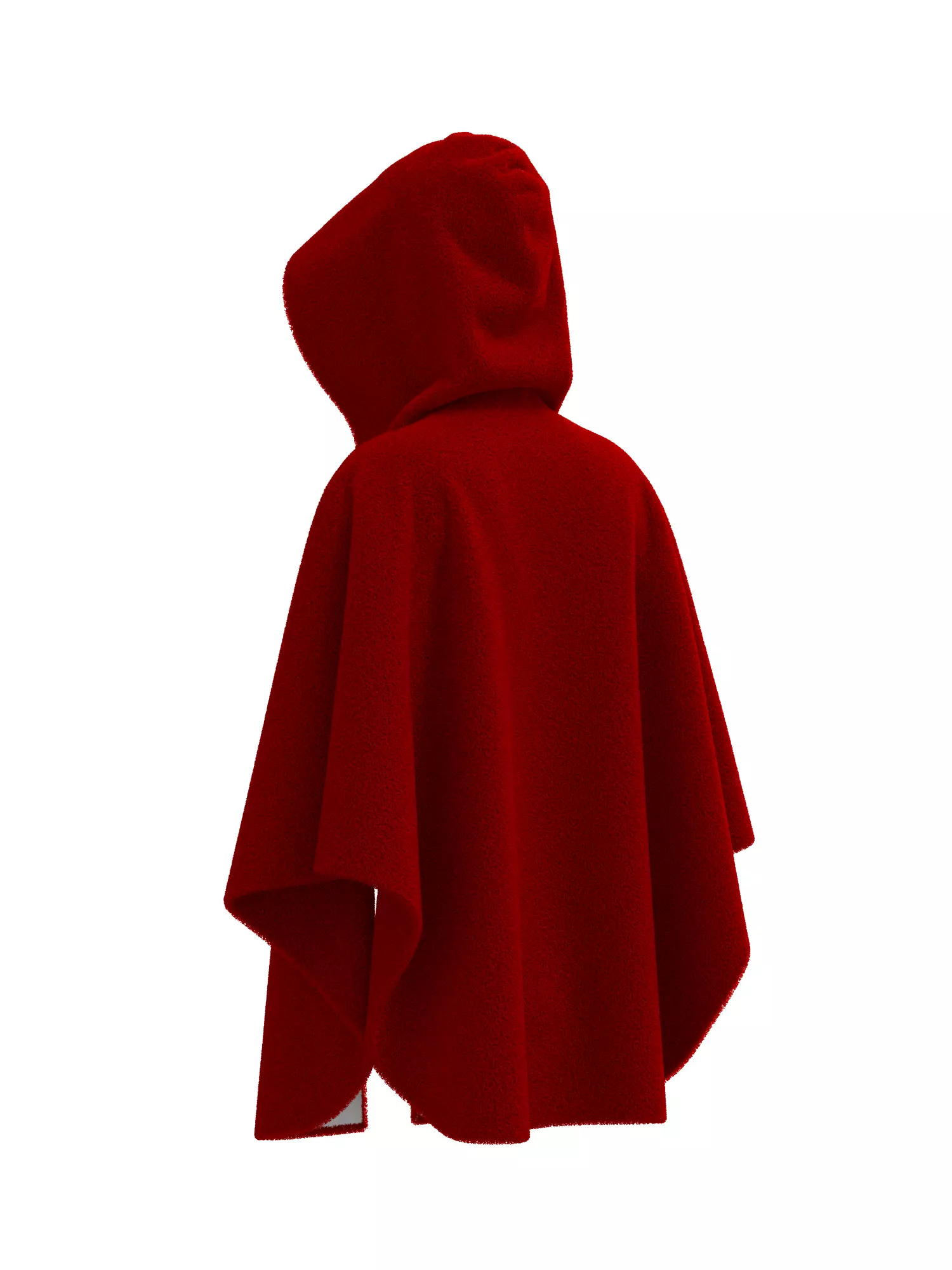 Female Cape 3D model_8