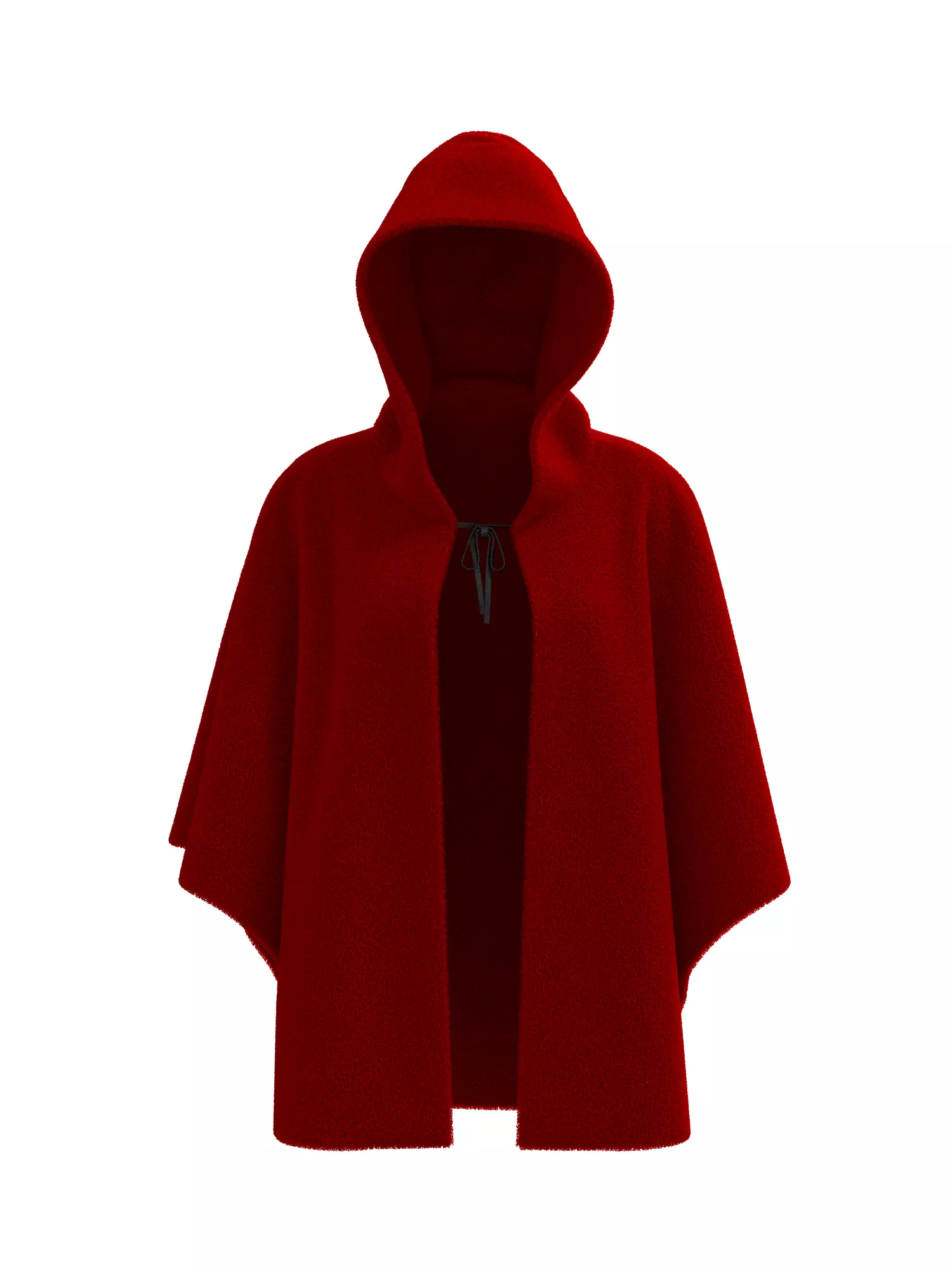 Female Cape 3D model_9