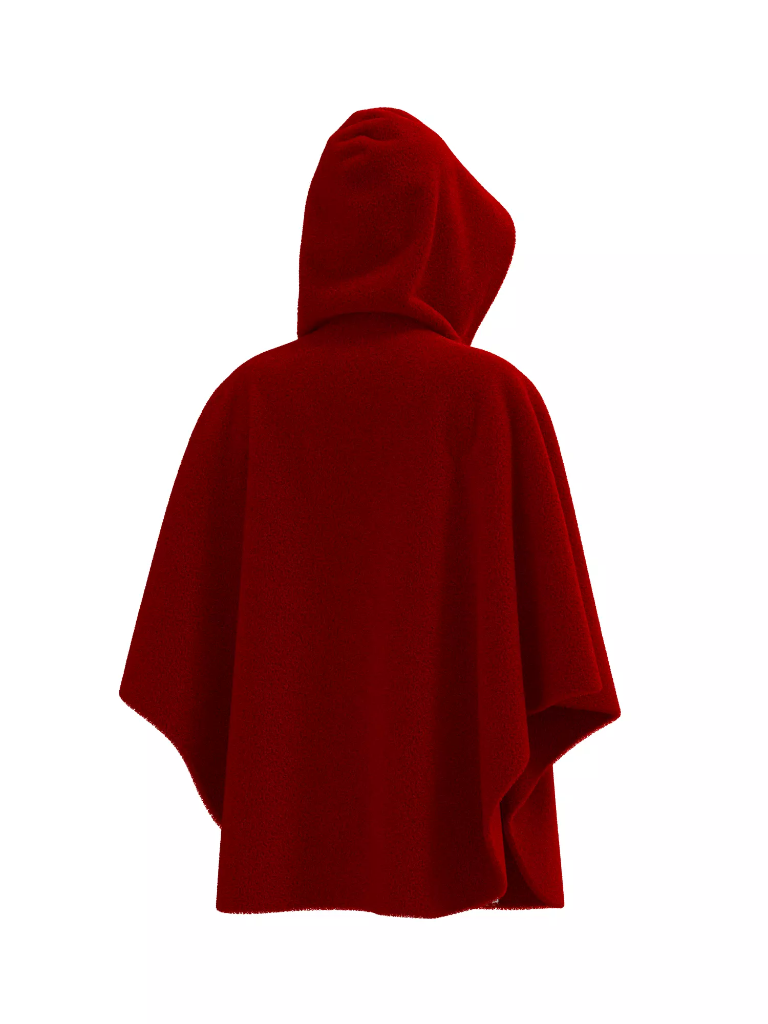 Female Cape 3D model_5