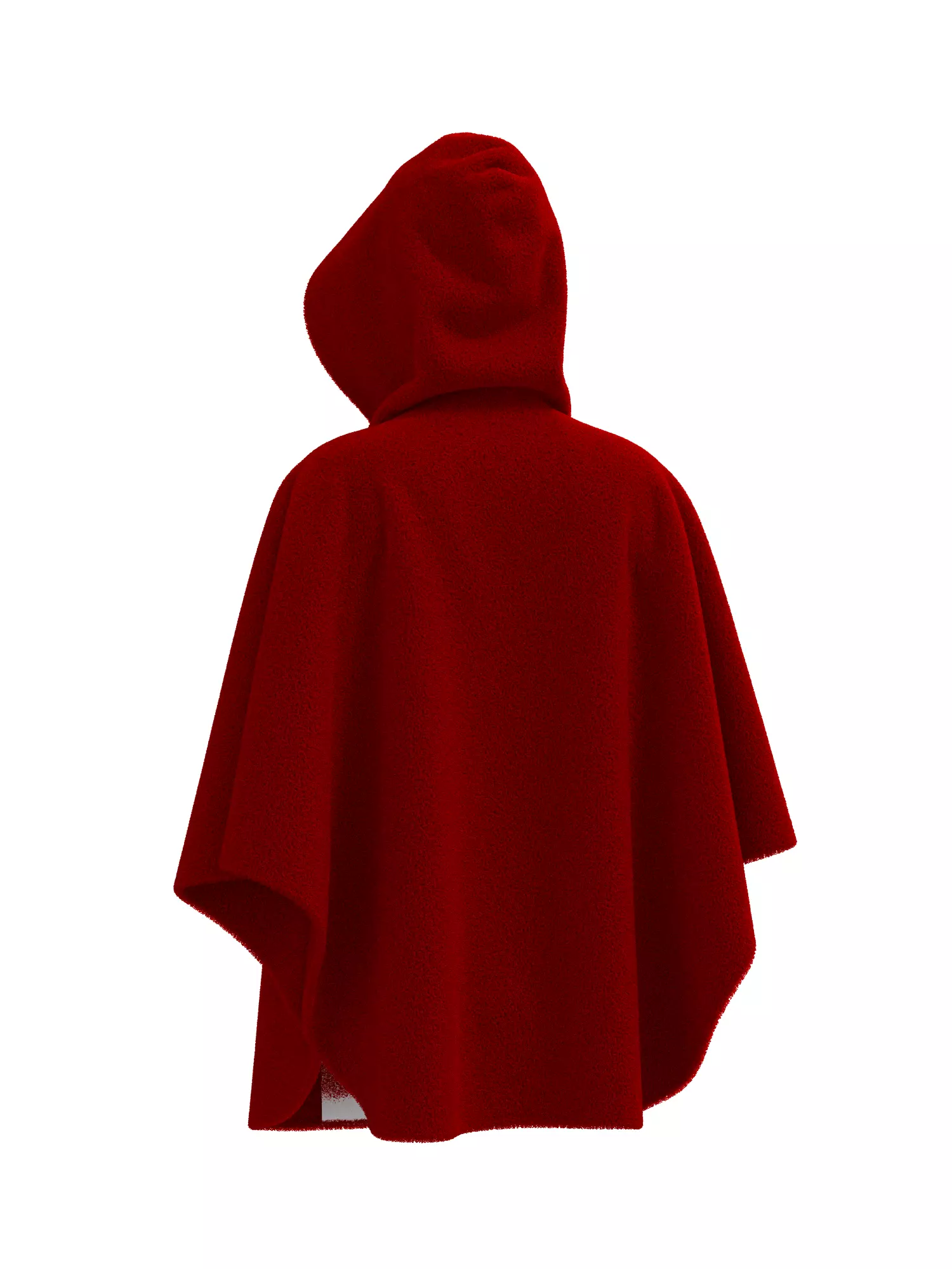 Female Cape 3D model_7