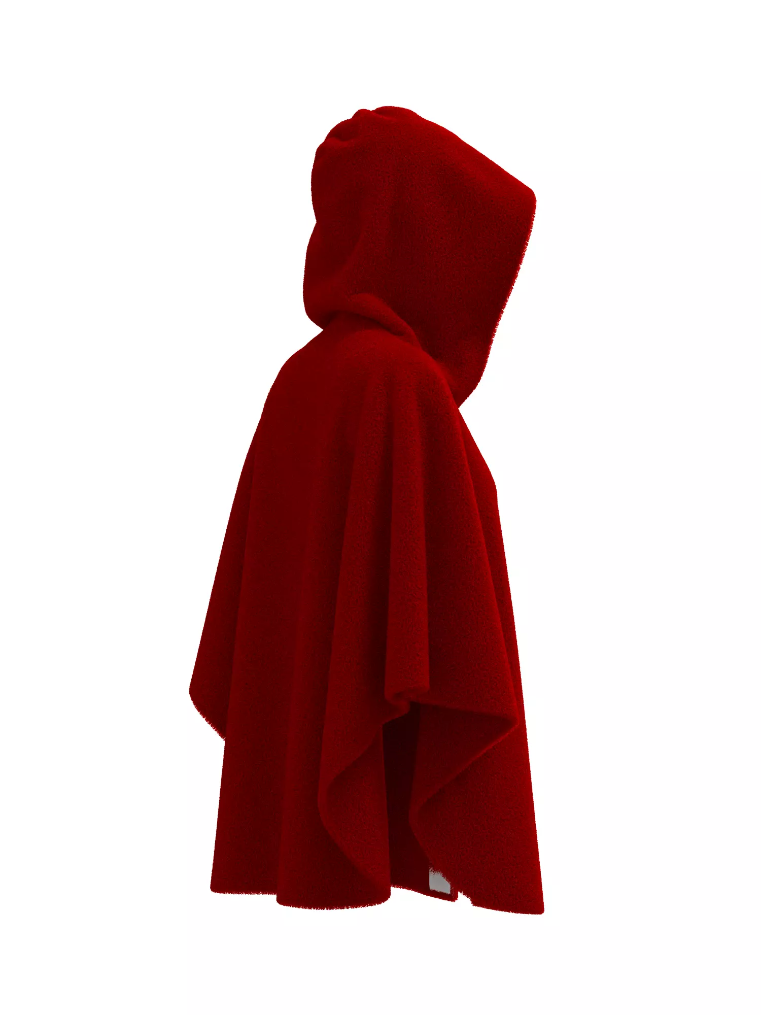 Female Cape 3D model_3