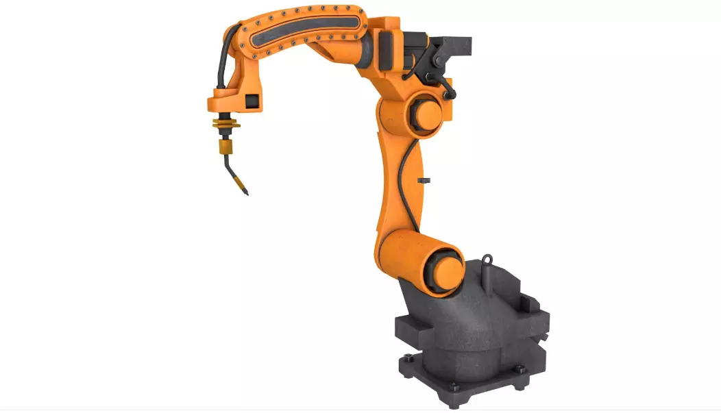 Industrial Robot Arm 3D model_0