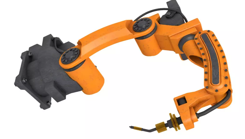 Industrial Robot Arm 3D model_5