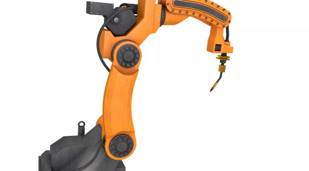 Industrial Robot Arm 3D model_6