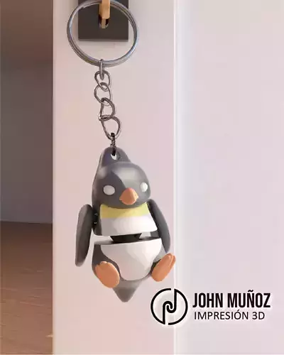 Niko penguin - keychain