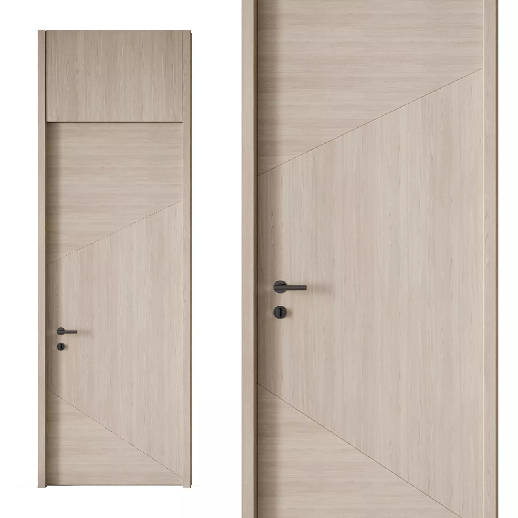 Door set 04 3D model_1