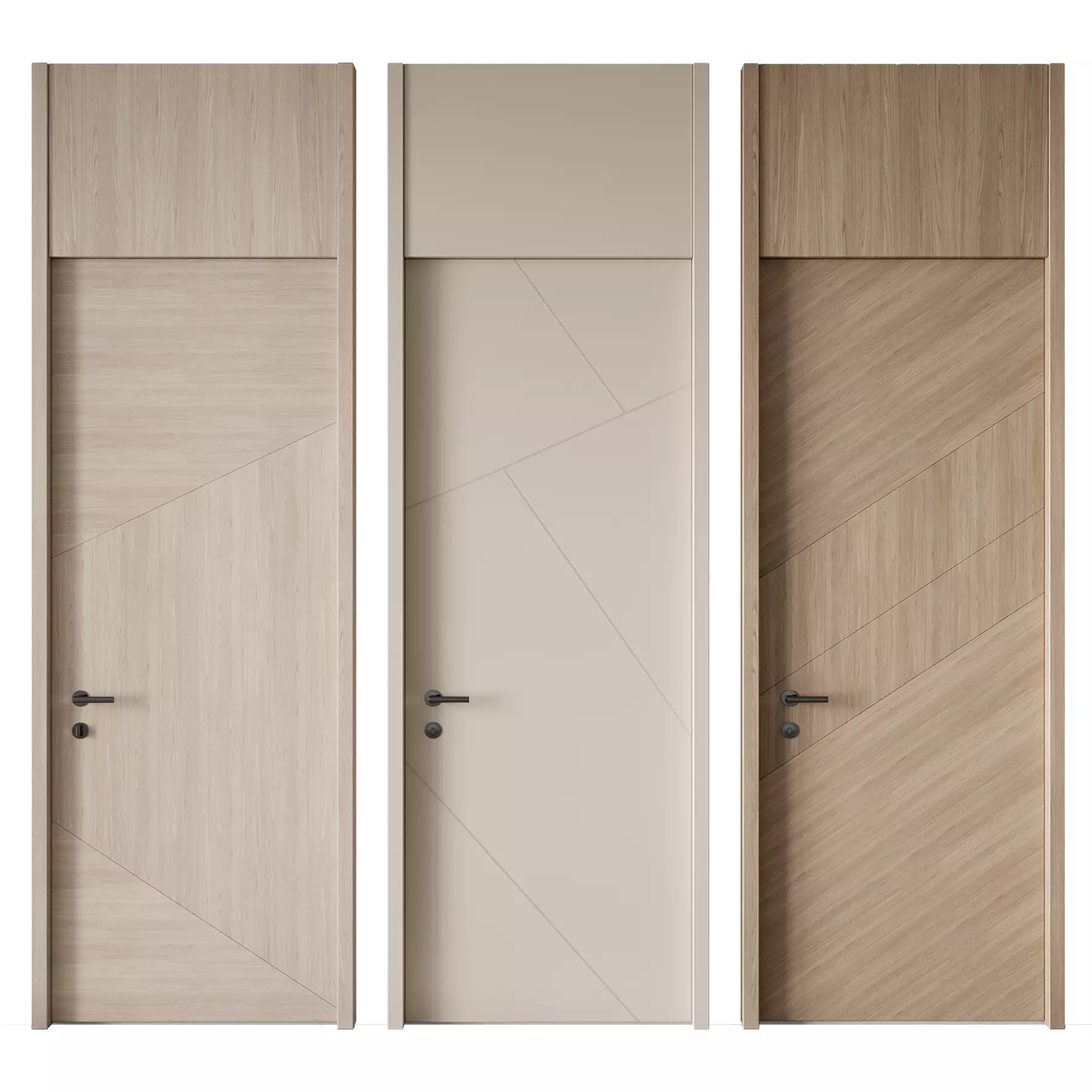 Door set 04 3D model_0