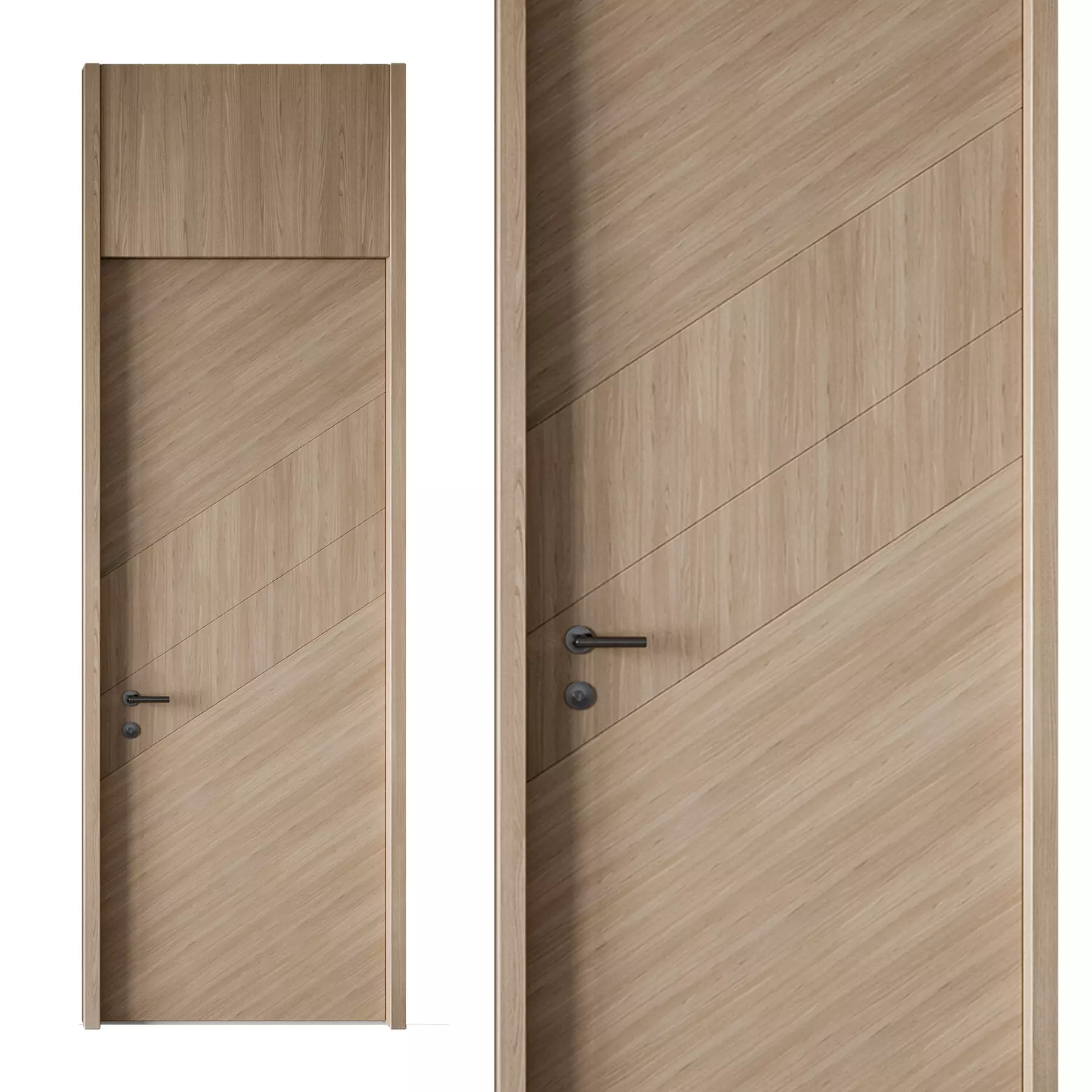 Door set 04 3D model_3
