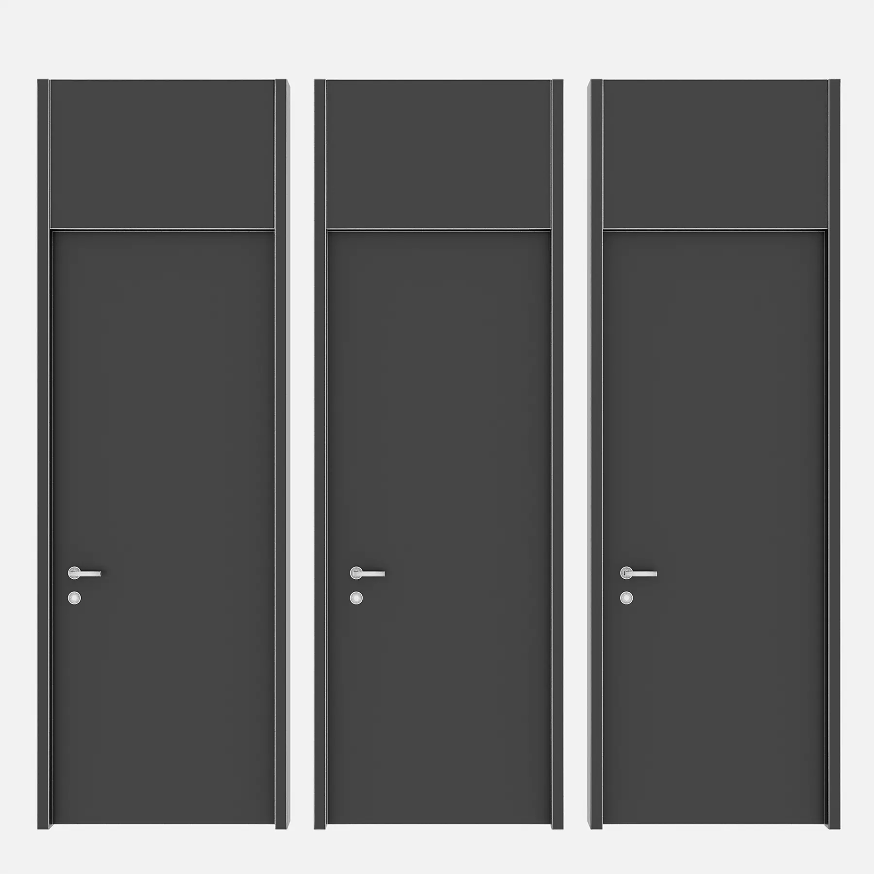 Door set 05 3D model_4