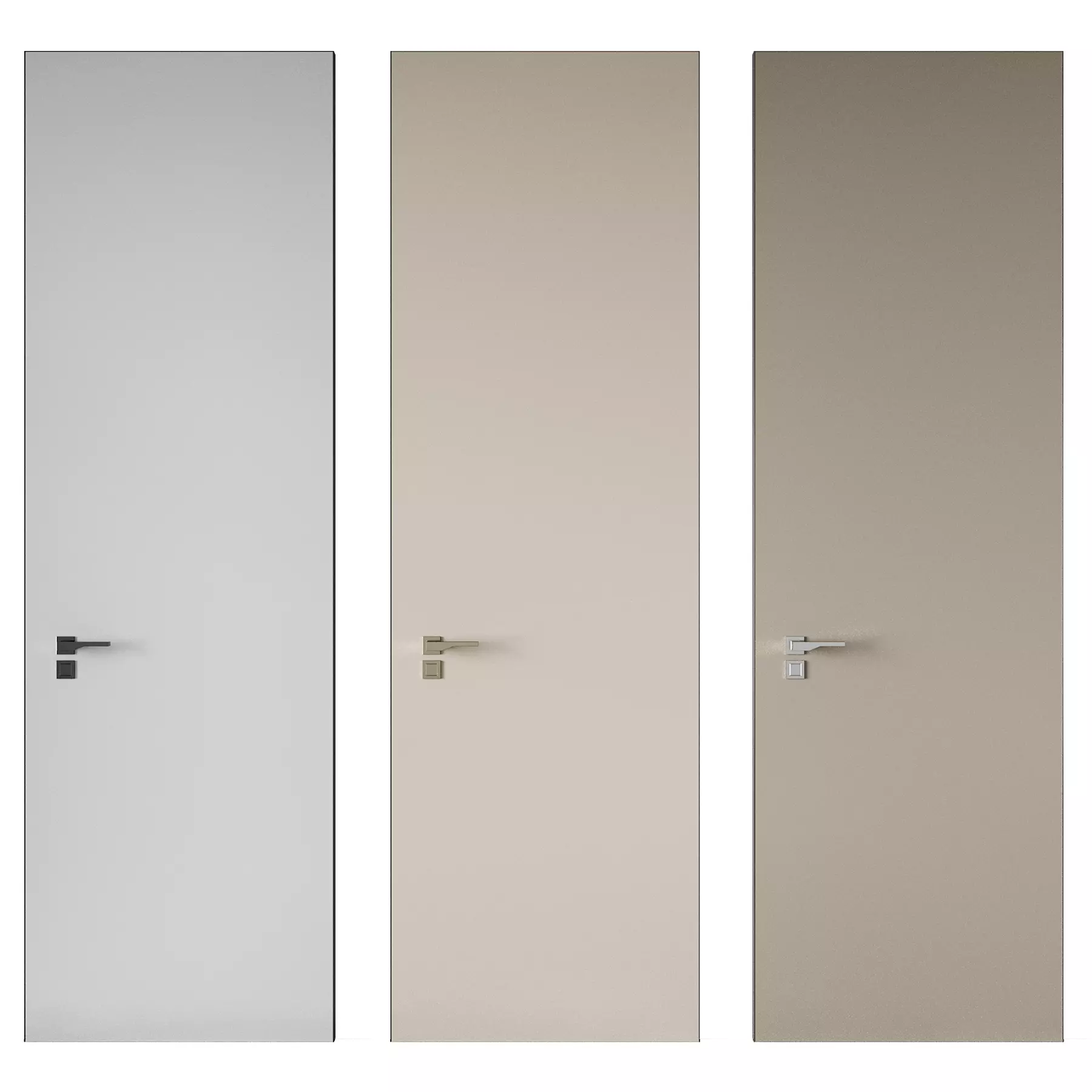 Door set 07 3D model_1