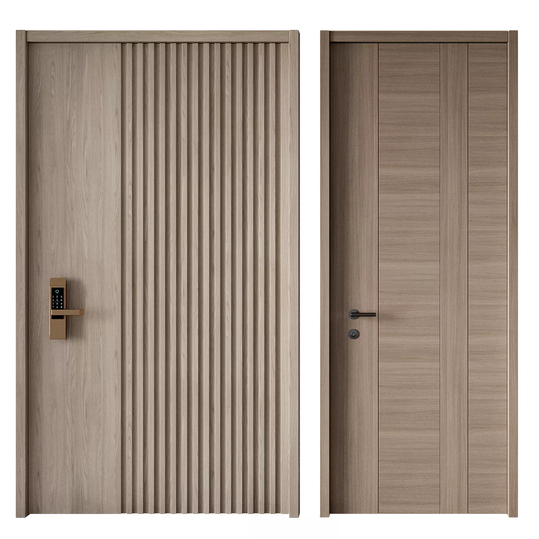 Door set 07 3D model_3