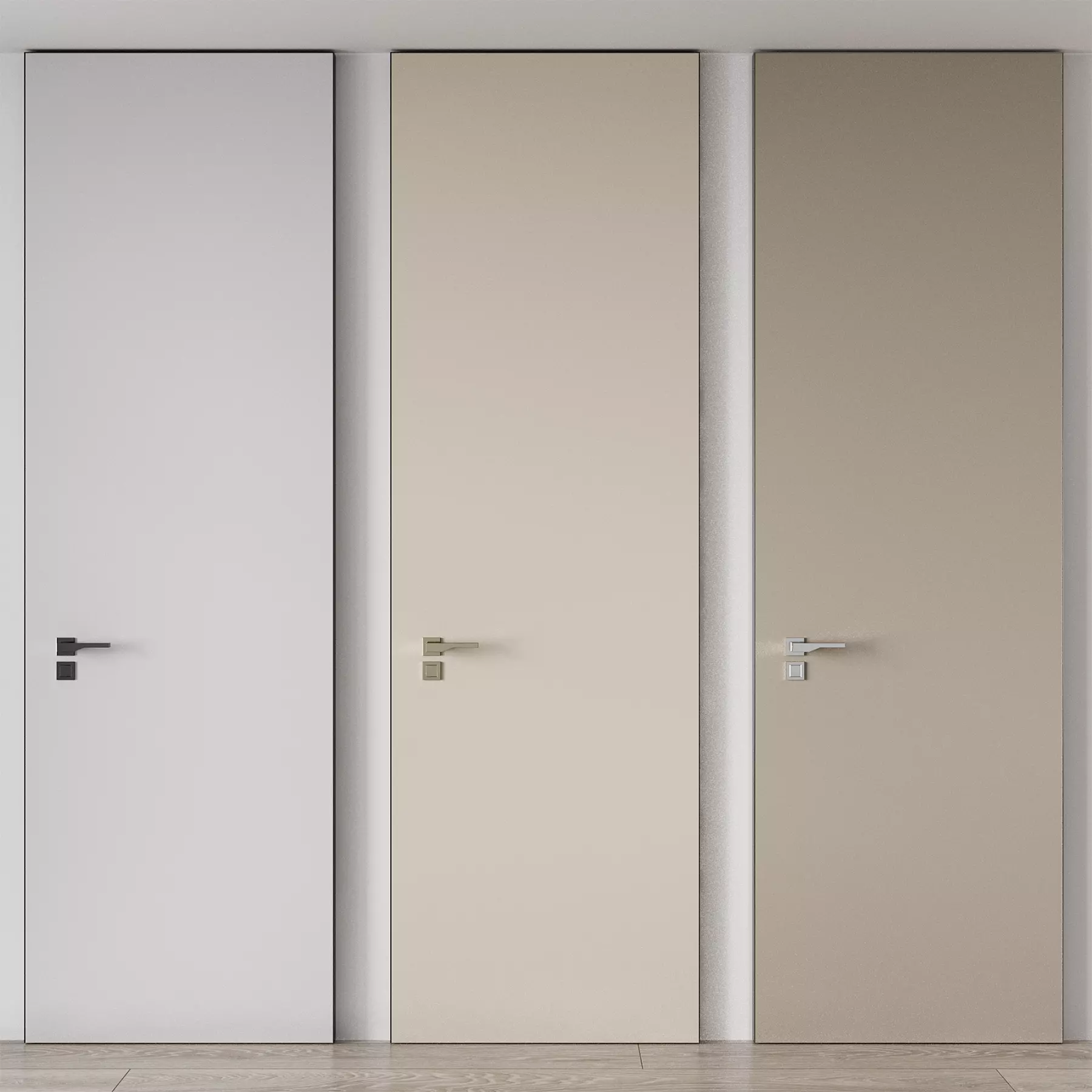 Door set 07 3D model_2