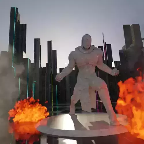 Templar Iron Man 3D Figurine File