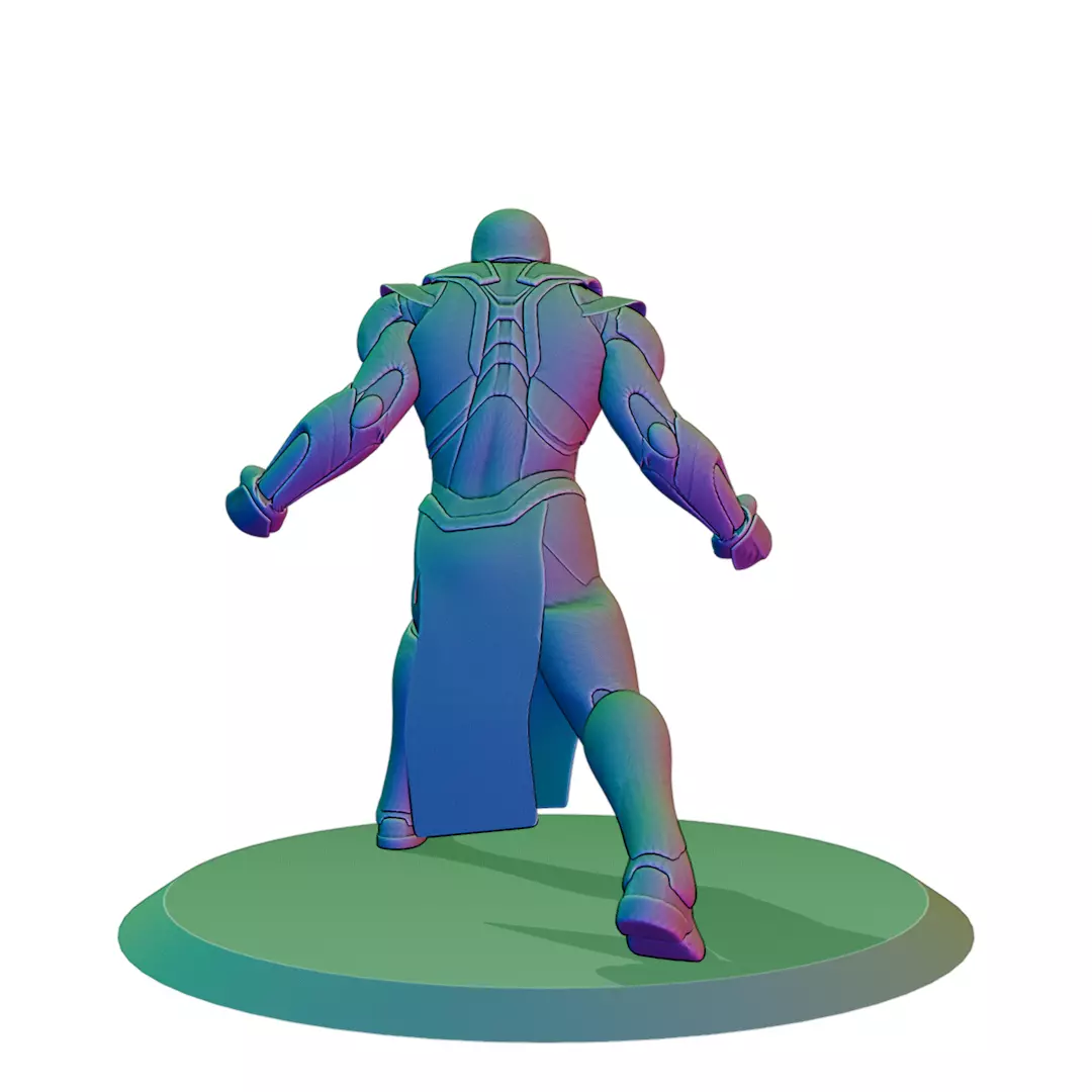 Templar Iron Man 3D Figurine File 3D print model_2