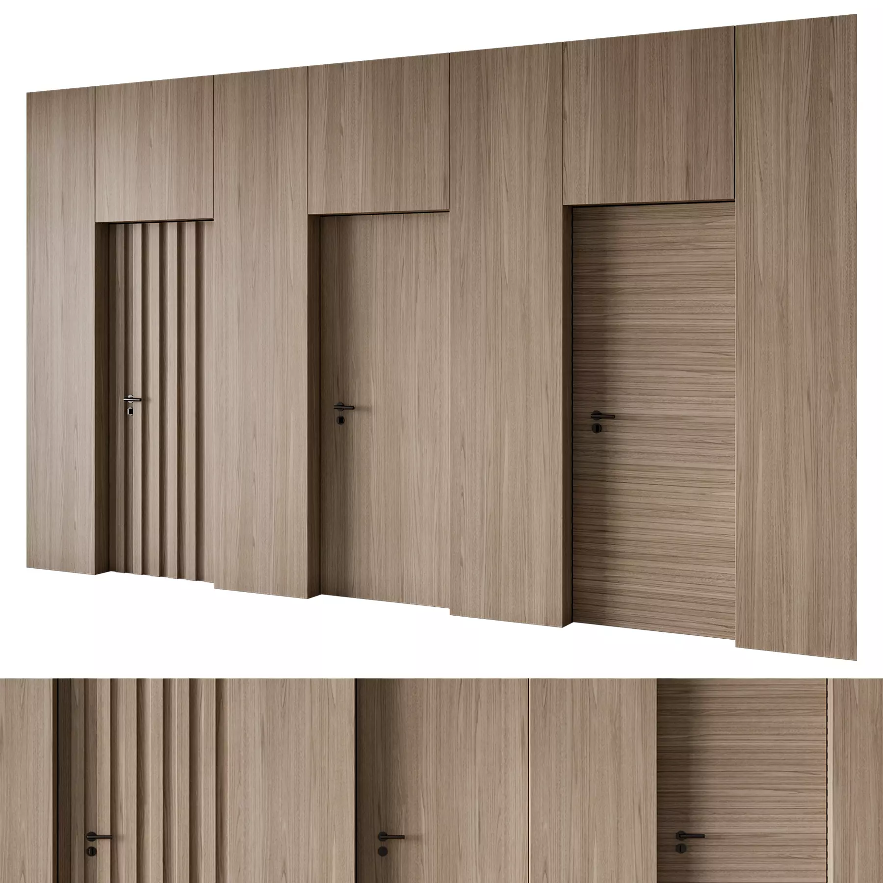 Door set 16 3D model_0