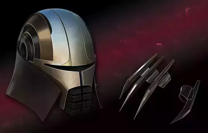 Starkiller helmet and claws