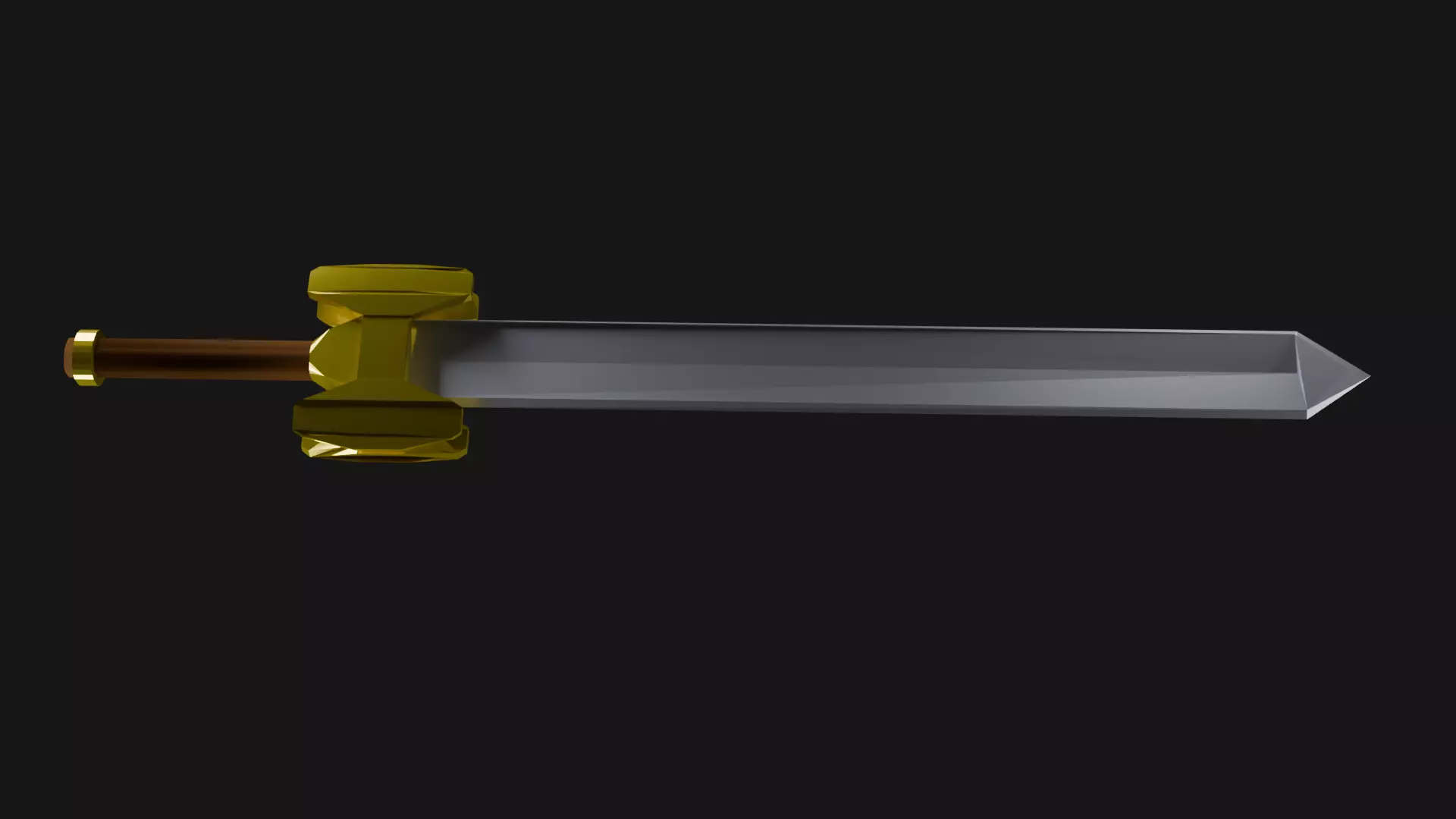 Sword Free 3D model_3