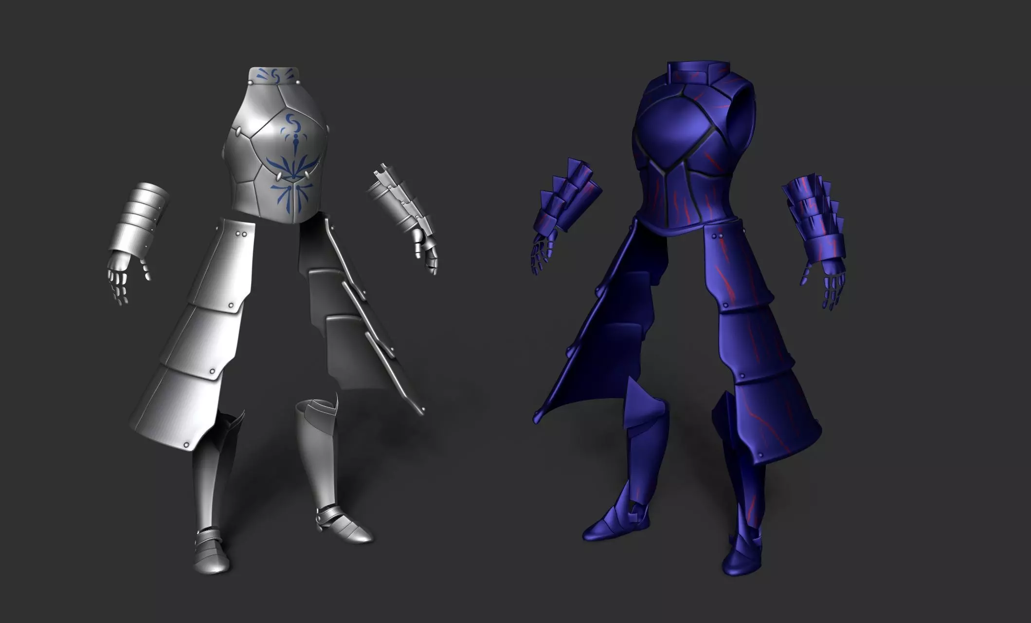 Saber and Saber Alter 3D print model_0