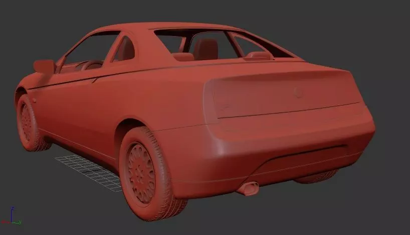 Alfa Romeo GTV 916 1995 3D print model_2