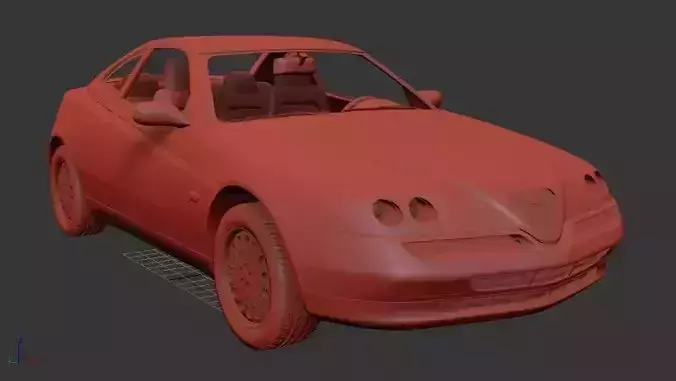 Alfa Romeo GTV 916 1995 3D print model