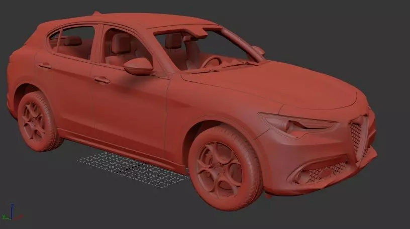 Alfa Romeo Stelvio 949 Q4 2017 3D print model