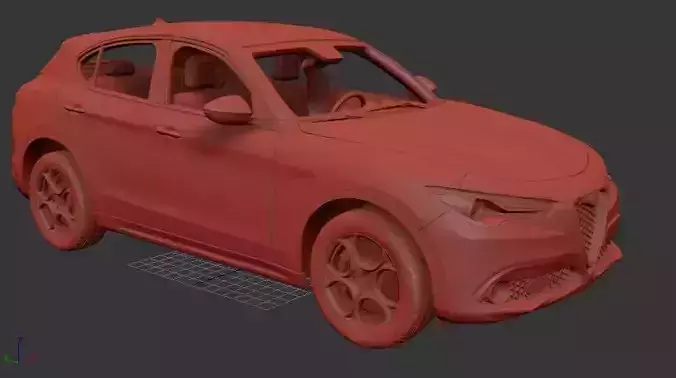 Alfa Romeo Stelvio 949 Q4 2017 3D print model
