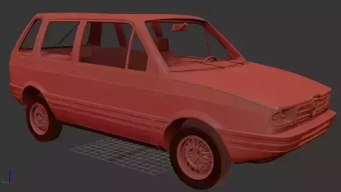 Alfa Romeo Z33 Free Time 1984 3D print model