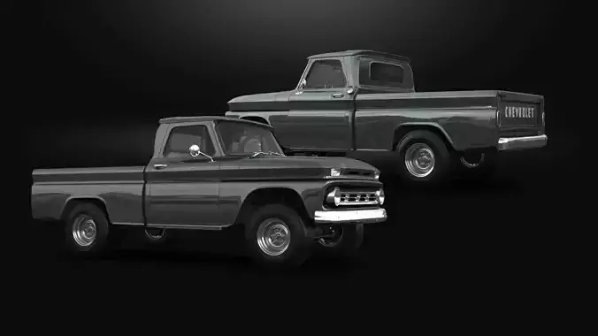 CHEVROLET C10 1966 3D MODEL