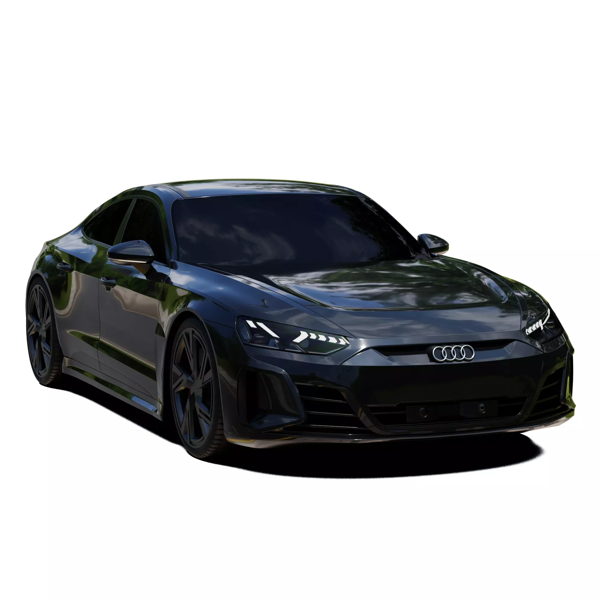 Audi e tron GT quattro Black 3D model