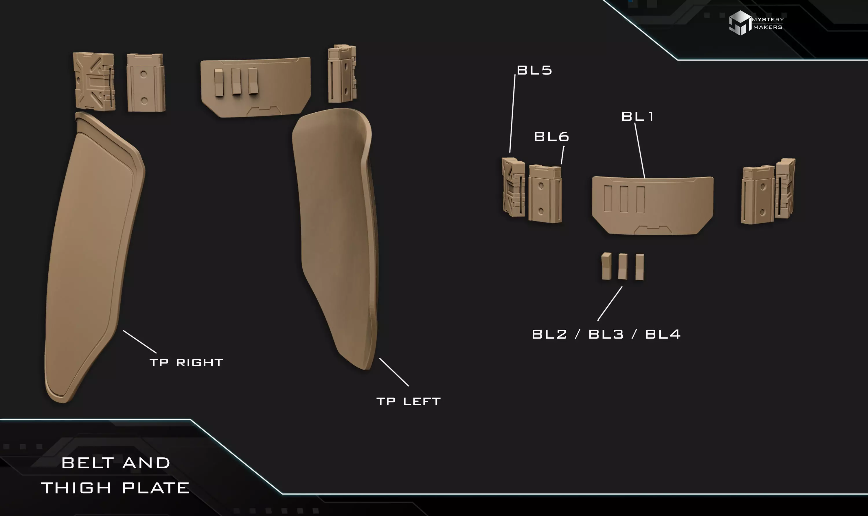 Inquisitor Starkiller armor 3D print model_3