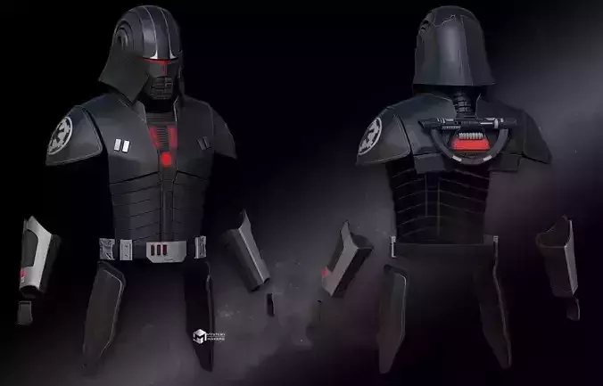 Inquisitor Starkiller armor 3D print model