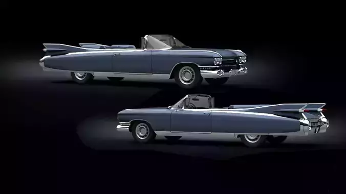 Cadillac Eldorado Convertible 3D Model