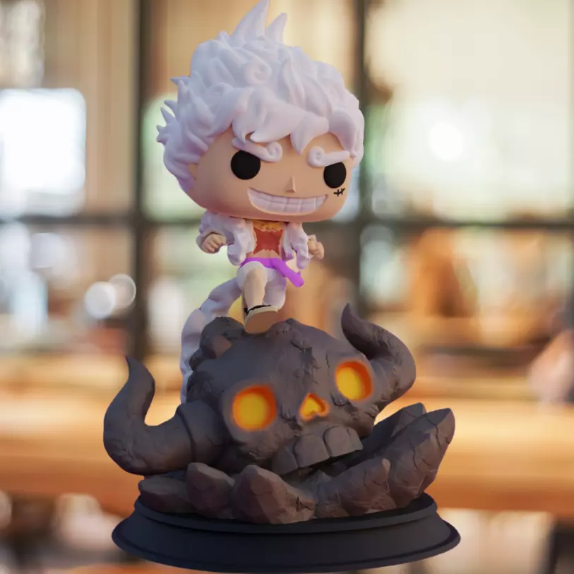 Luffy gear 5 3D print model_11