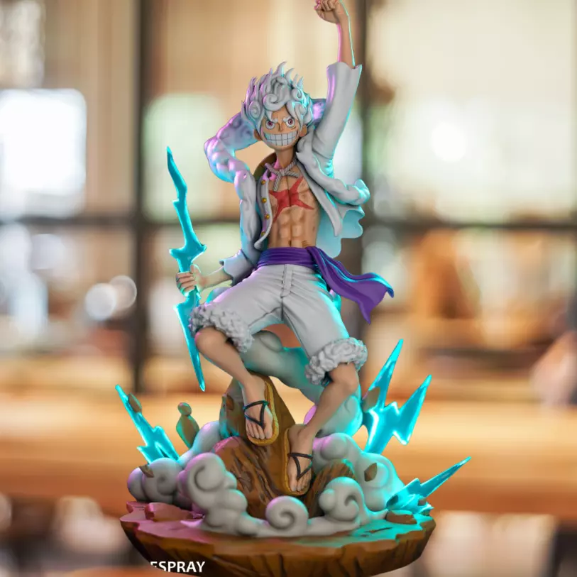 Luffy gear 5 3D print model_4