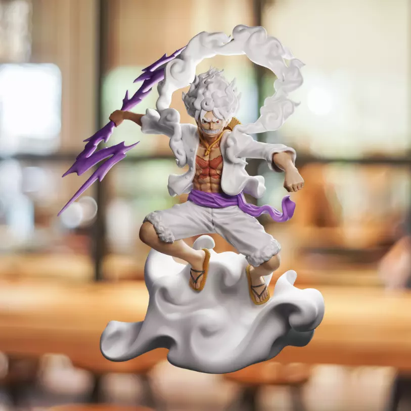 Luffy gear 5 3D print model_5