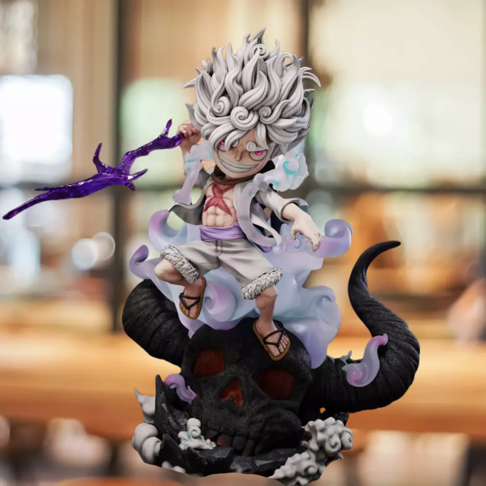 Luffy gear 5 3D print model_8