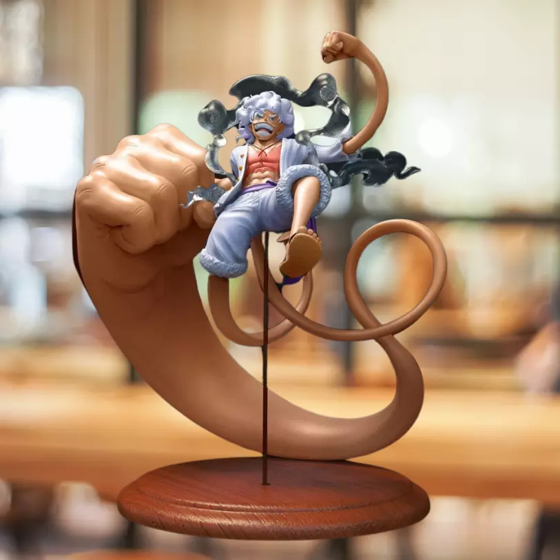 Luffy gear 5 3D print model_9