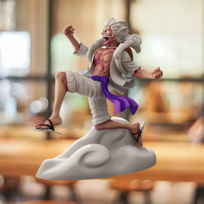 Luffy gear 5 3D print model_2