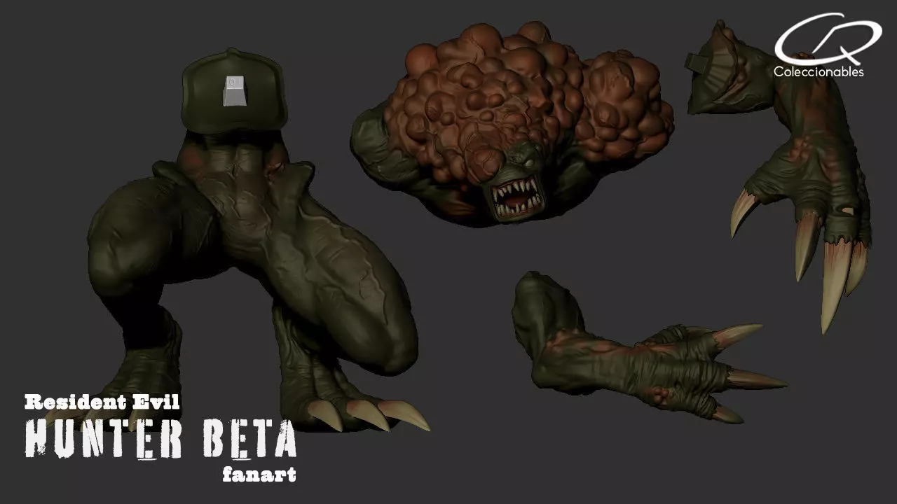 Hunter Beta Monster - Resident Evil 3D print model_11