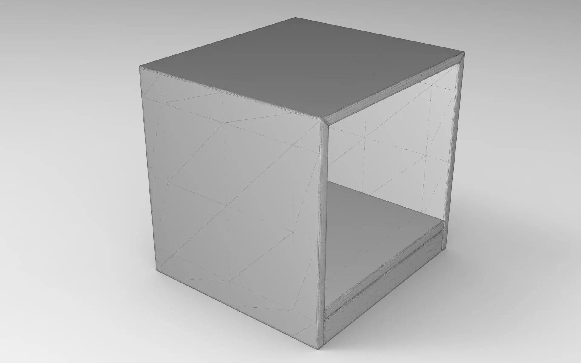 Toto Stool Low-poly 3D model_6
