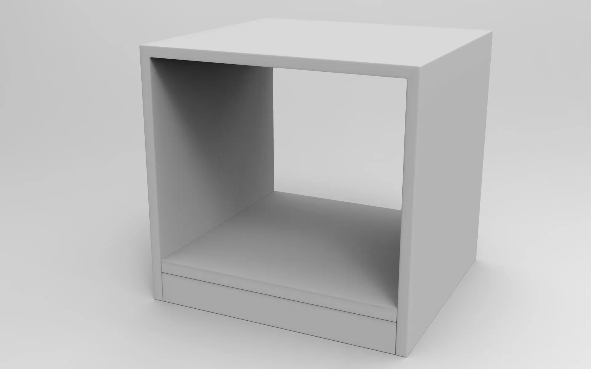 Toto Stool Low-poly 3D model_7