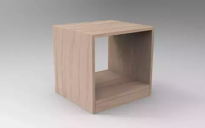 Toto Stool Low-poly 3D model